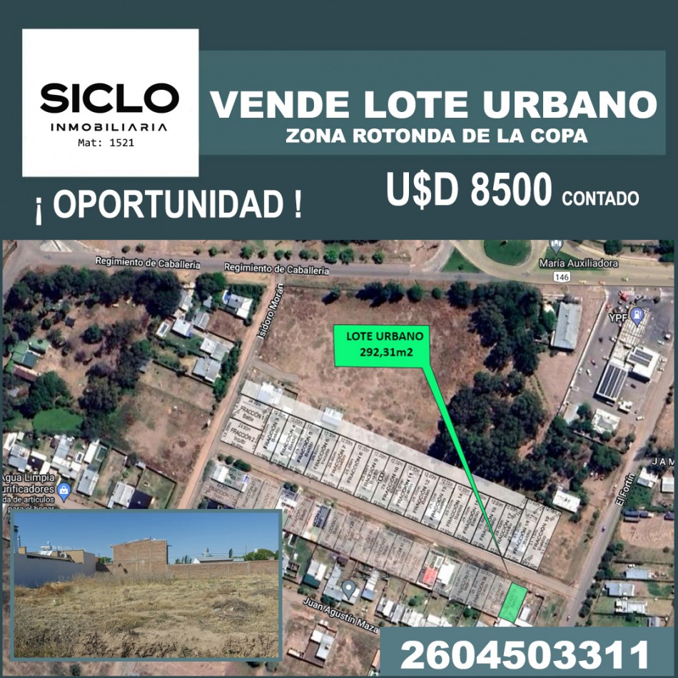 VENTA DE LOTE URBANO