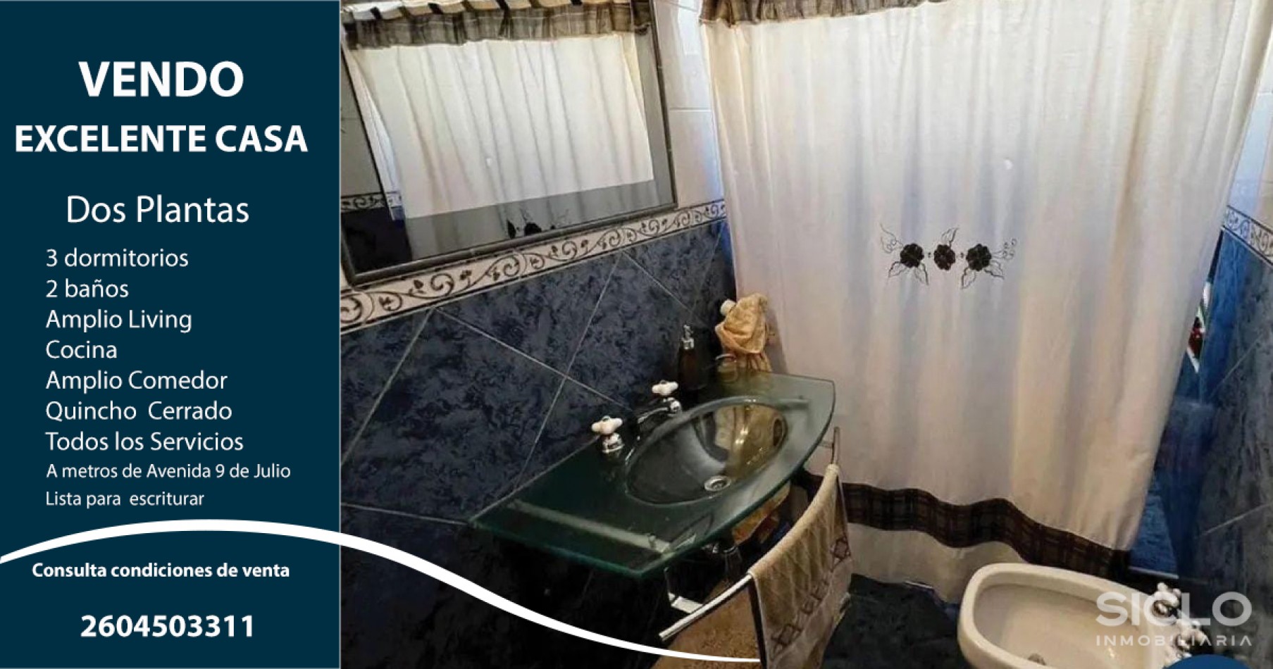 VENDO EXCELENTE CASA EN LA CIUDAD DE SAN RAFAEL MENDOZA . 