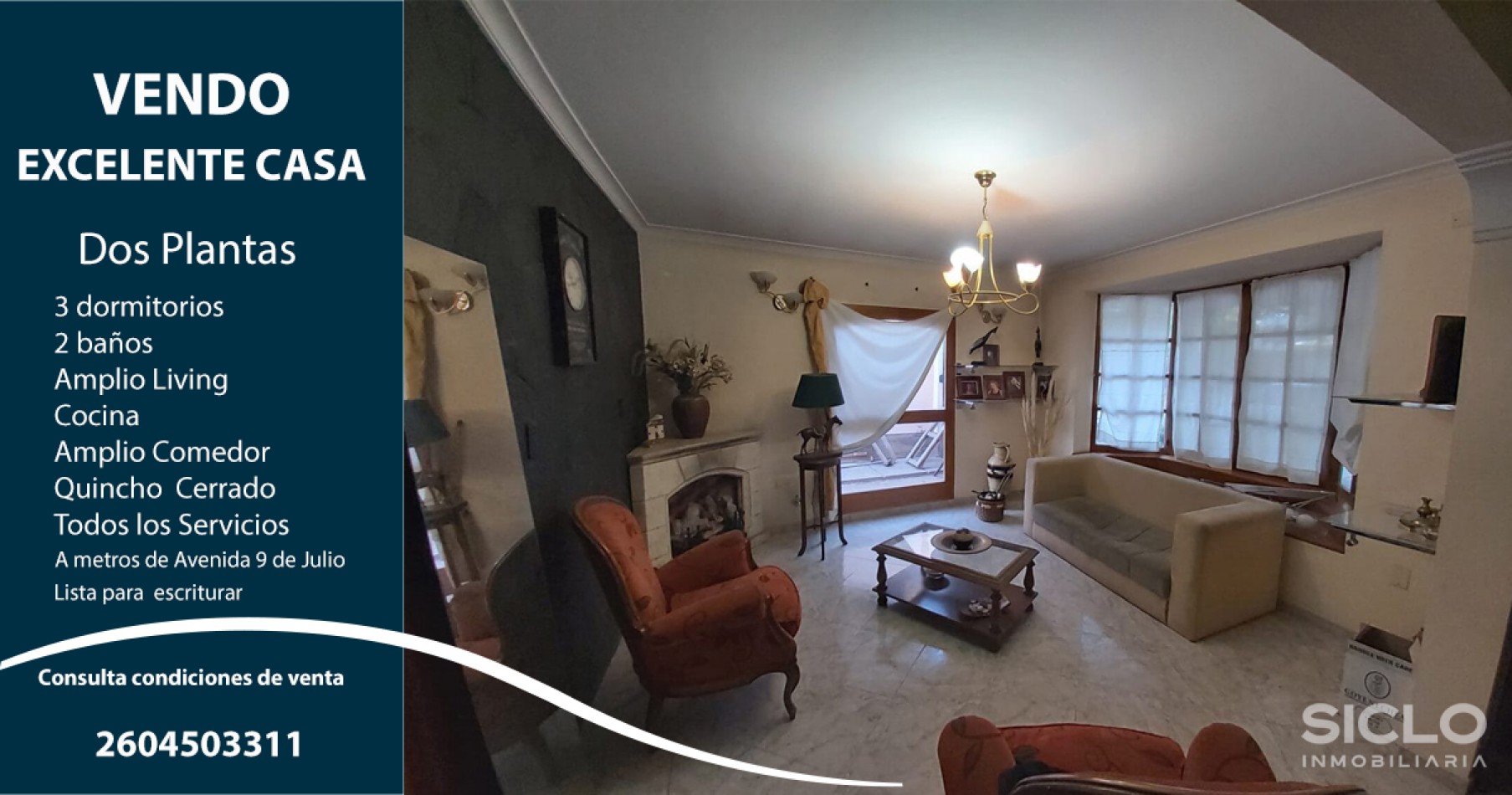 VENDO EXCELENTE CASA EN LA CIUDAD DE SAN RAFAEL MENDOZA . 