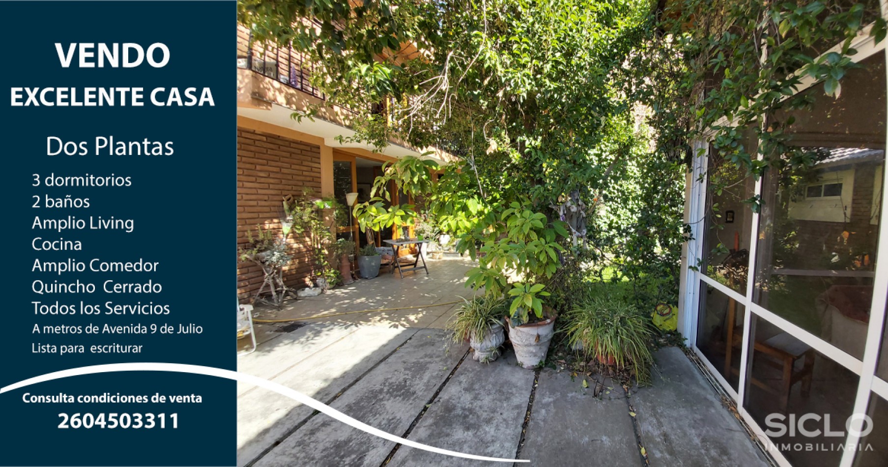 VENDO EXCELENTE CASA EN LA CIUDAD DE SAN RAFAEL MENDOZA . 