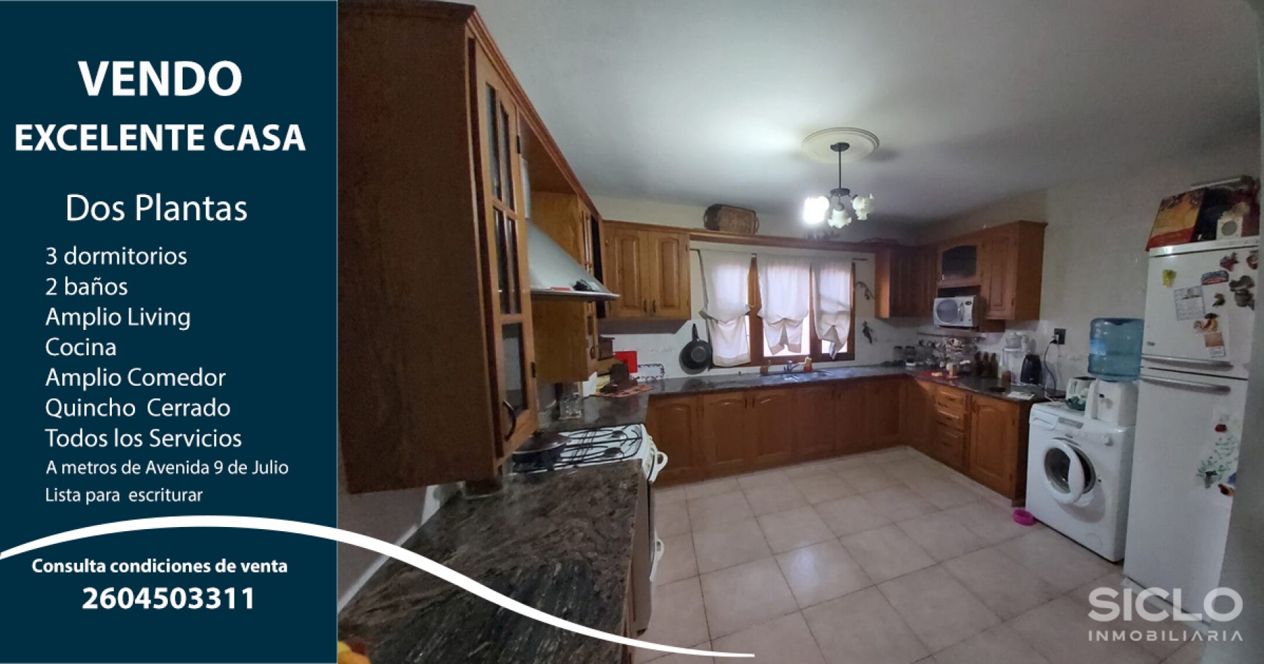 VENDO EXCELENTE CASA EN LA CIUDAD DE SAN RAFAEL MENDOZA . 