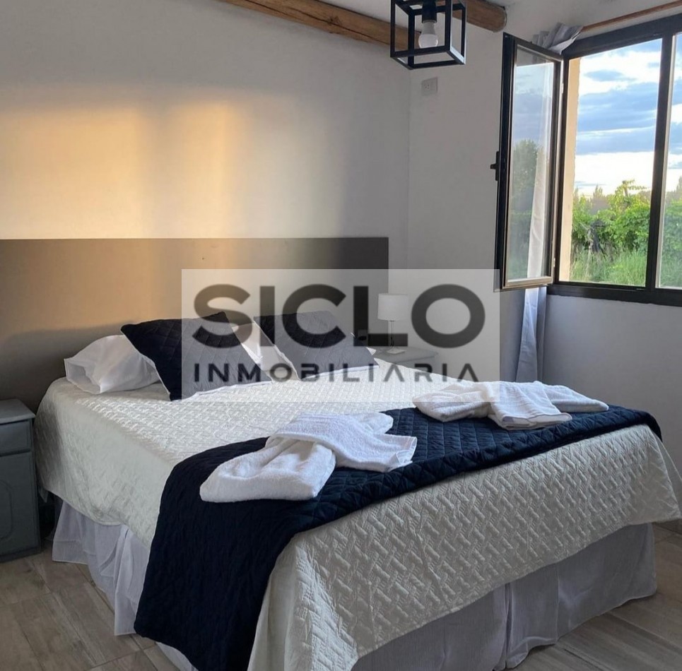 SE VENDE COMPLEJO DE CABAÑAS NUEVAS EN 5HAS. SAN RAFAEL MENDOZA  