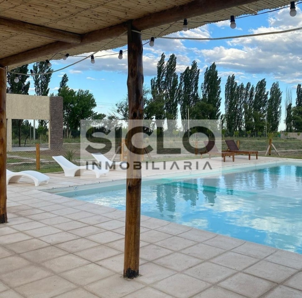 SE VENDE COMPLEJO DE CABAÑAS NUEVAS EN 5HAS. SAN RAFAEL MENDOZA  