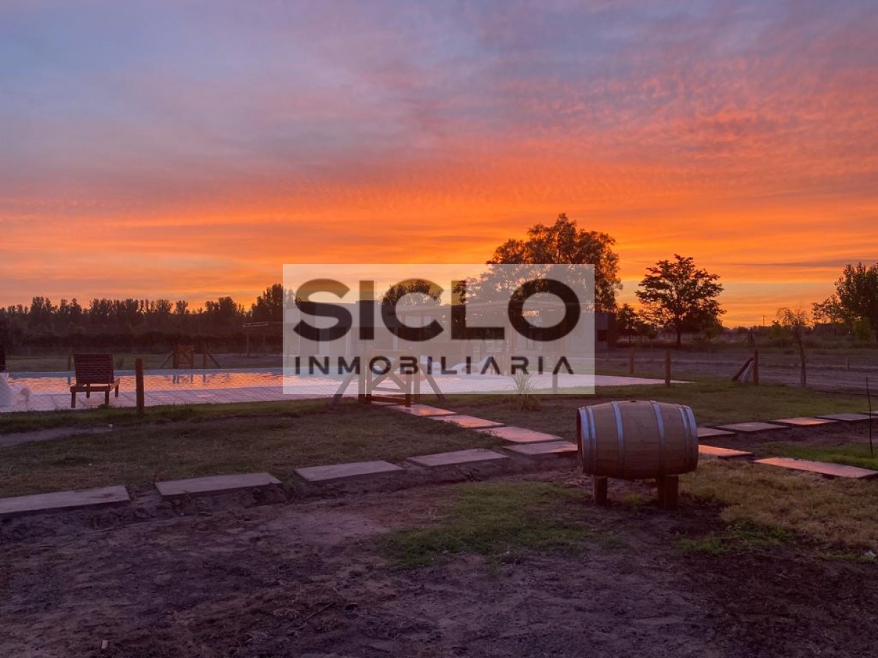 SE VENDE COMPLEJO DE CABAÑAS NUEVAS EN 5HAS. SAN RAFAEL MENDOZA  
