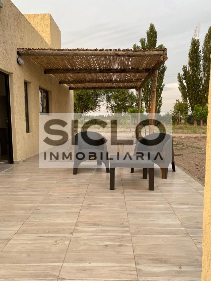 SE VENDE COMPLEJO DE CABAÑAS NUEVAS EN 5HAS. SAN RAFAEL MENDOZA  
