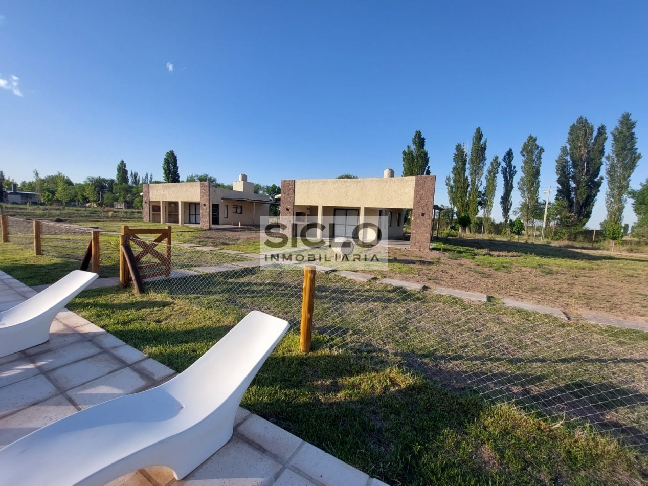 VENDO COMPLEJO DE CABAÑAS  EN LAS PAREDES - SAN RAFAEL MENDOZA 
