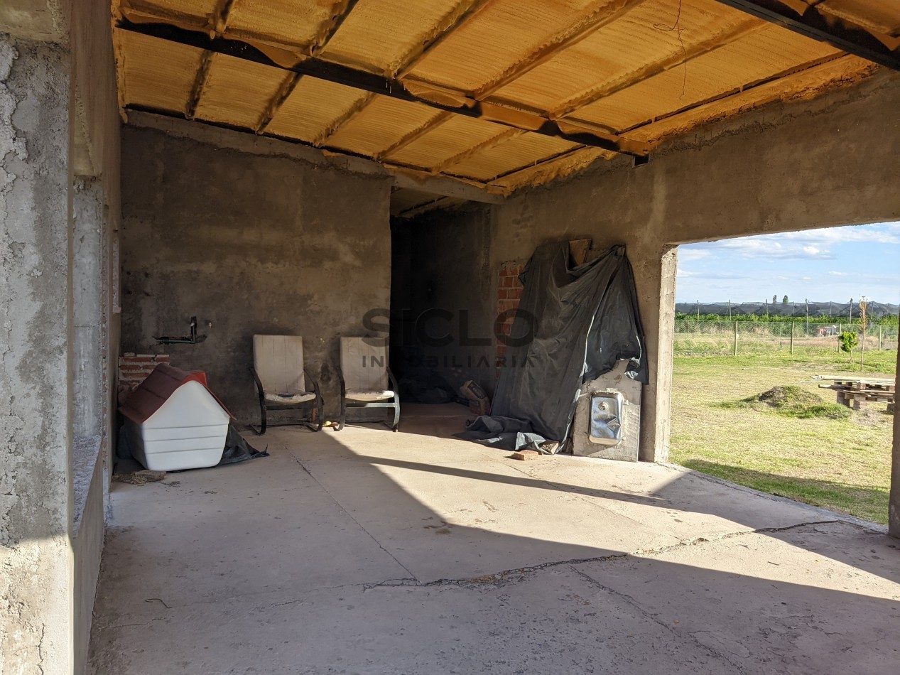 CASA A TERMINAR EN RAMA CAIDA, SAN RAFAEL MENDOZA,  IDEAL PROYECTO TURISTICOS 