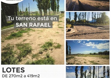 VENDO LOTES URBANOS ESAN RAFAEL, MZA. 