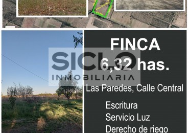 PROPIEDAD RURAL DE 6,32Has.
